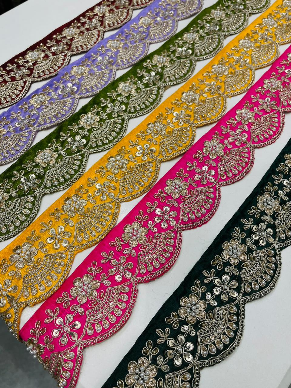 K.R KASAT - Colorful Saree Lace